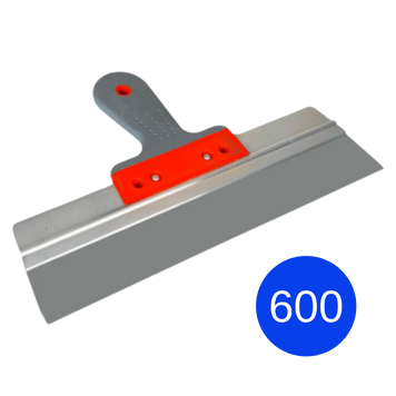 Шпатель фасадний нерж. ТМ TYTAN 600x60 мм, двокомпонентна ручка 2031 фото