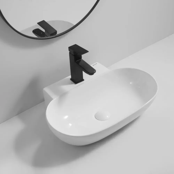 MIXXUS PREMIUM DIVERSE-0201 Раковина підвісна-накладна 560х390х125mm (отвір під змішувач) (1 шт/ящ) 00000001713 фото