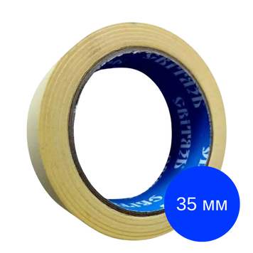 Стрічка малярна 35ммх40М*110 мкм СВІТЯЗЬ 36119 100513 фото