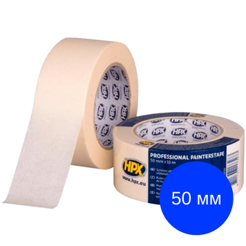Малярна професійна стрічка HPX 60С 50мм х 50м біла кремова MA5050 фото