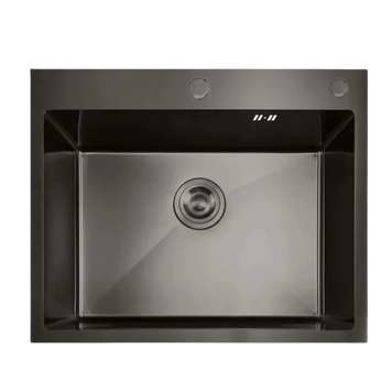 MIXXUS MH5843 DECOR NANO-BLACK (3.0/0.8) Мийка з нерж. сталі (колір графіт) (1 шт/ящ) 00000001694 фото