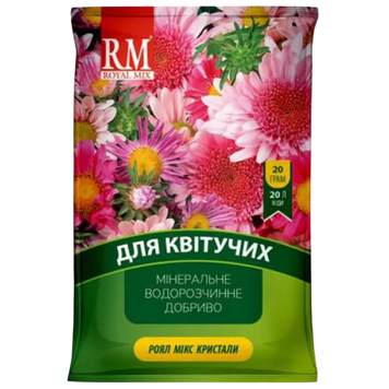 Крист. добриво ROYAL MIX квіти 20 г 00000008246 фото