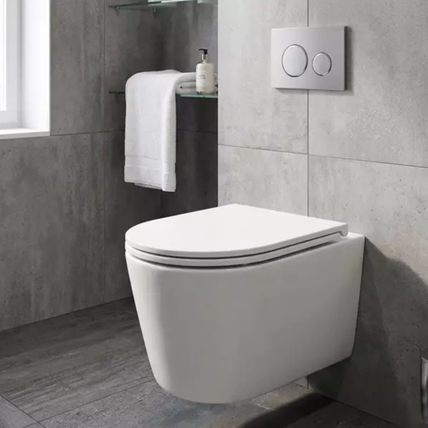 320150 STYLE Унітаз підвісний безобідковий з кришкою soft-close, Vortex Flush 320150 фото