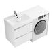 КОМЛЕКТ Тумба Jamaica-2 1250 Lnew під умивальник Editson 1250 L з умивальником Editson 1250 L 00000020087 фото 1